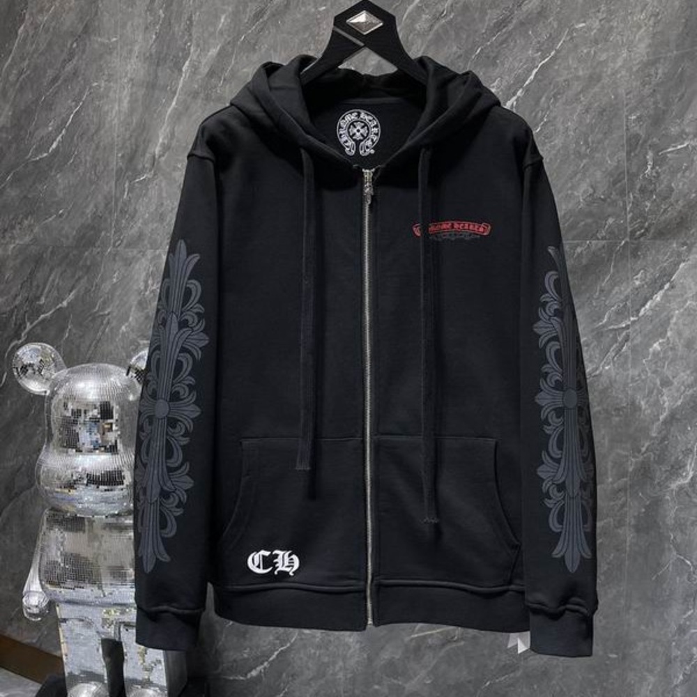 Chrome Haerts Men's Black Hoodie Sweater